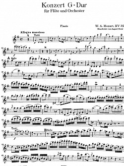 Mozart Flute Concerto in G