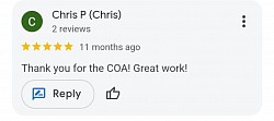 Reviews