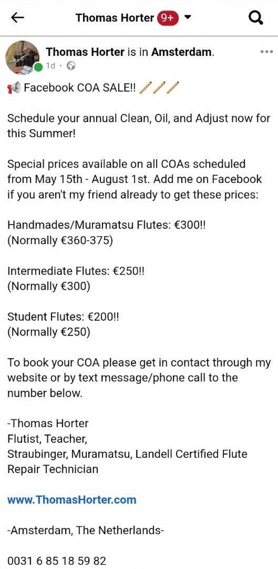 SUMMER 2025 COA SALE!!!