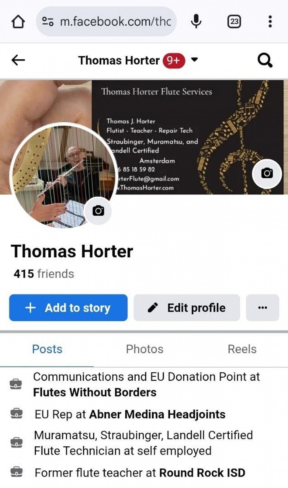 Find me on Facebook!